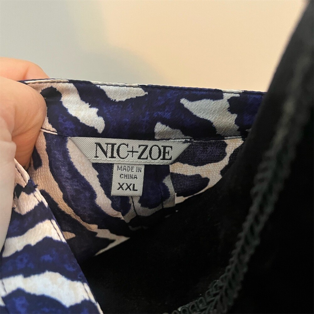 NIC+ZOE Midi Tropical Vacation Print Dress Women Size‎ XXL - Picture 9 of 9